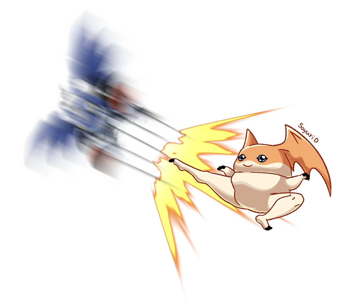 Sayuri_Koopa's tweet photo. パタモンの空N
#Digimon #デジモン #イラスト https://t.co/tnhy5DnL4p