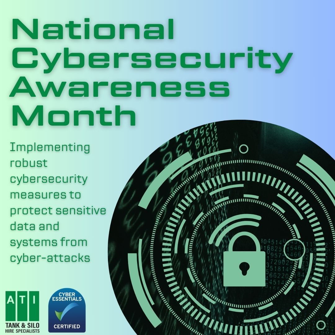 ATITanks's tweet photo. As October concludes and National Cybersecurity Awareness Month wraps up, we want to shine a light on our cybersecurity. We're proud to be accredited by the government-backed Cyber Essentials scheme for having effective cyber security measures in place within the business. https://t.co/MFQRx23JeV