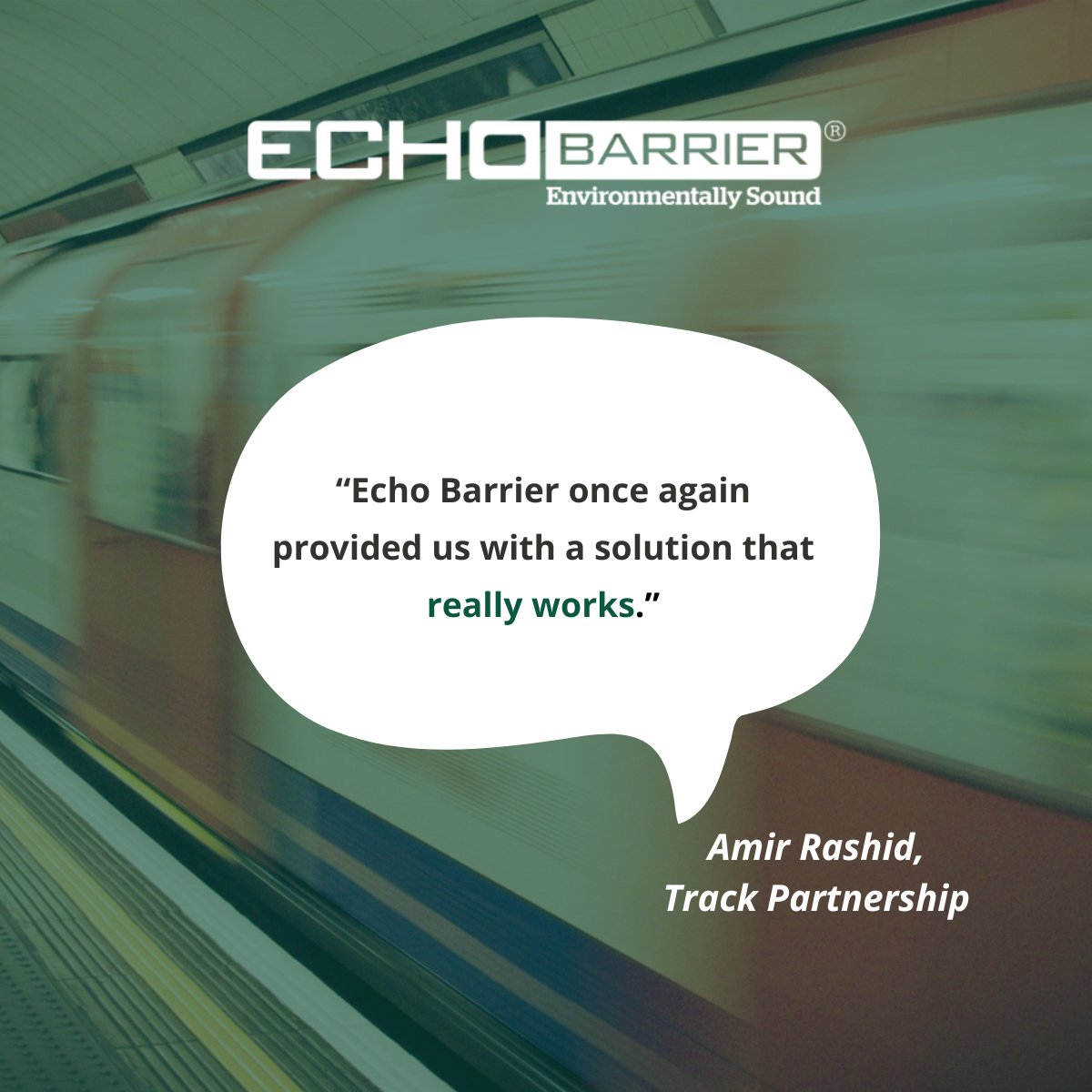 Track Partnership used our barriers &amp; tents to reduce noise and dust pollution when completing track improvements at Earl’s Court tube station.
The project finished on time – without a single #noisecomplaint.
Read the key details here: hubs.ly/Q02V-GrV0