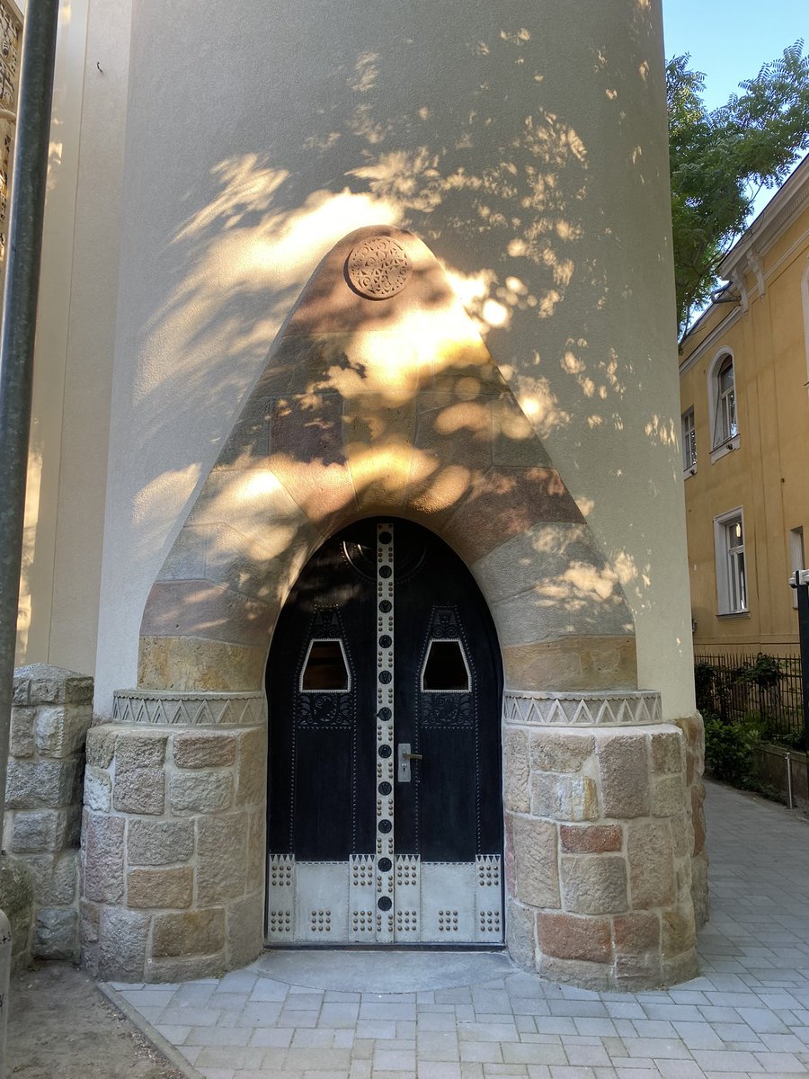 Church door. Budapest.