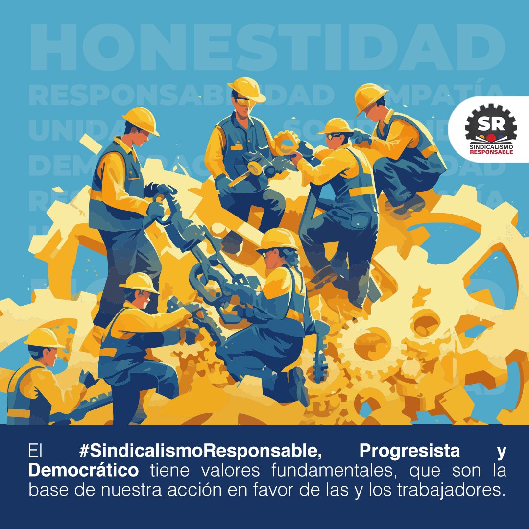 SResponsableMX's tweet photo. El Sindicalismo Responsable, Progresista y Democrático es la base innovadora de un modelo de justicia social y laboral enfocado en las familias de trabajadores, buscando condiciones dignas de vida de manera integral y beneficiosa. https://t.co/aEvQTk2v0B