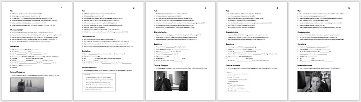 DoWise's tweet photo. Review tasks for each act of Macbeth https://t.co/avg5Mwkbjr 👑 https://t.co/nvRtACSBUU