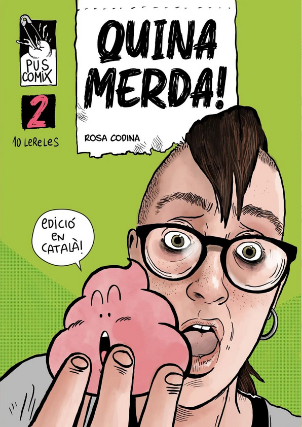 comicat's tweet photo. Novetat d'octubre de Puscomix: Quina merda! 2, de Rosa Codina
https://t.co/cjaYofq8qV https://t.co/tSUVoxSwyG
