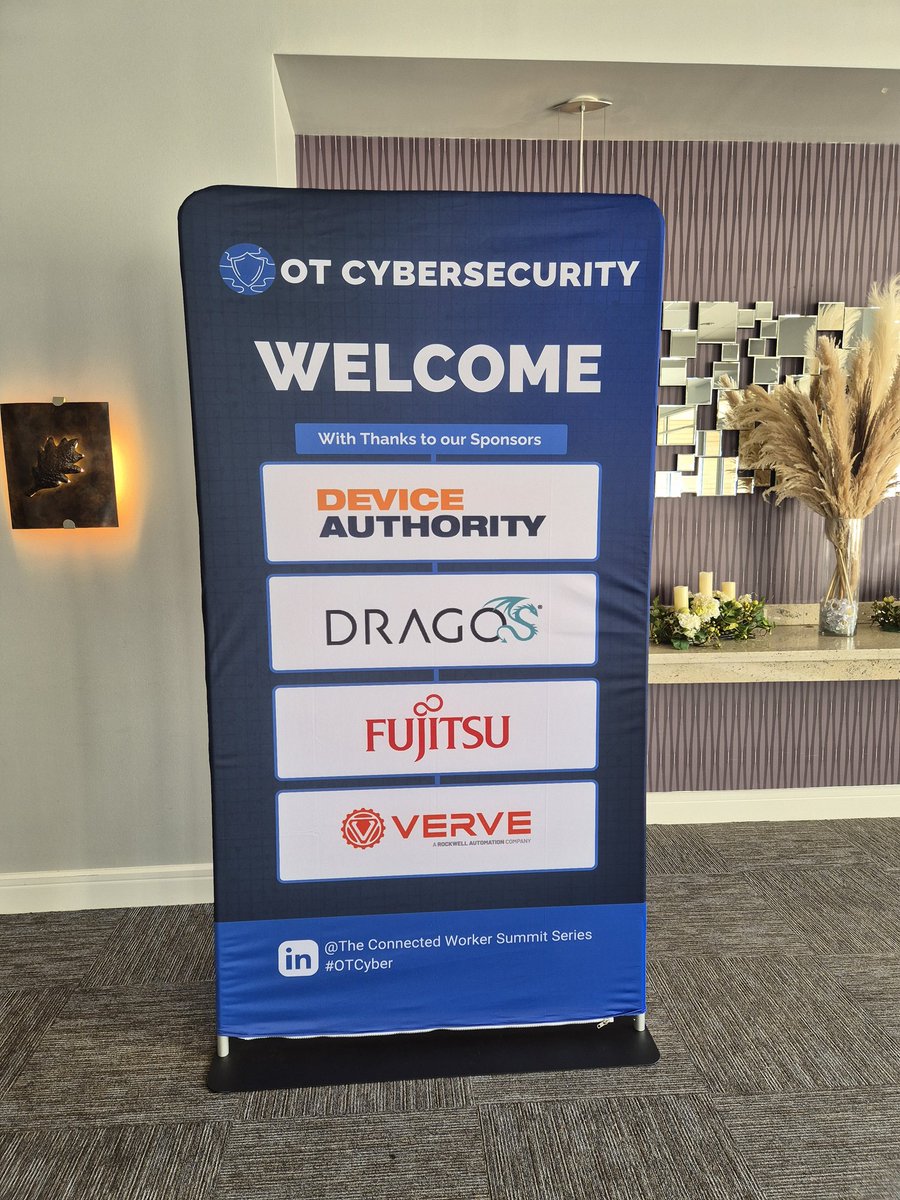 Despite the traffic doing what it could to try and stop me... I've arrived at the OT Cyber Summit #ot #otcyber #conference