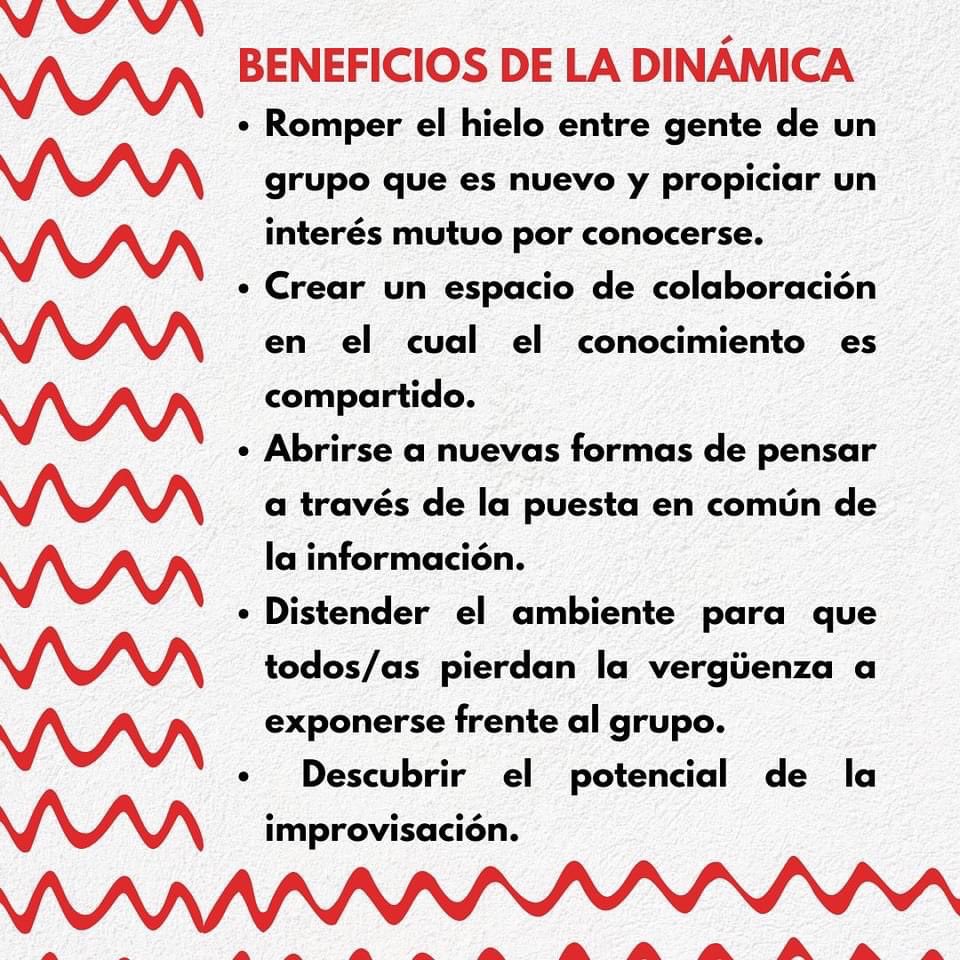 Con la intención de divulgar los diversos beneficios del Teatro Aplicado, comenzamos a compartir algunos recursos pedagógicos.

La Técnica de la Mezcla es ideal para la presentación de grupos nuevos.

¿te animas a usarla?

#TeatroAplicado 
#TécnicadelaMezcla
#recursopedagógico