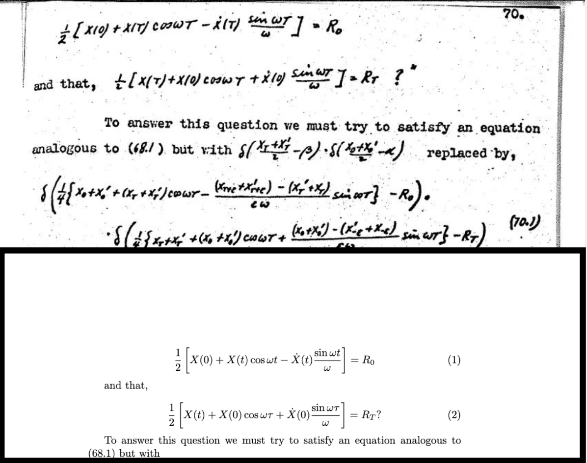 luismbat's tweet photo. I was really impressed by Grok's ability to convert a page from Feynman's PhD thesis to LaTeX, compared to other LLMs.

Imagine being able to feed all the pre-LaTeX era text into an LLM and get a library of well-formatted LaTeX documents! https://t.co/0xrI2PCJOm