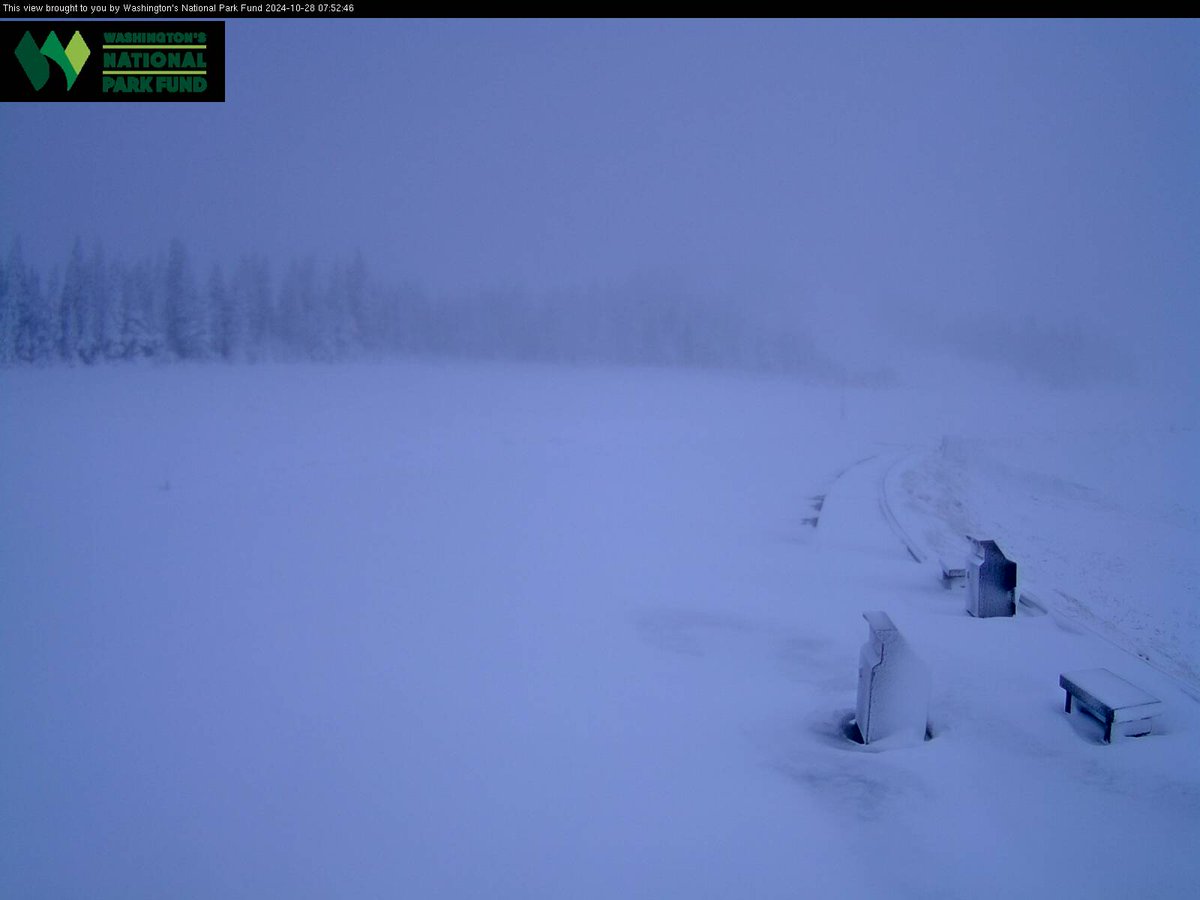 NWSSeattle's tweet photo. It's beginning to look a lot like Chr....

Ok, ok. I know. Too soon.

But it does indeed look like winter has arrived at Hurricane Ridge. ❄️

#wawx https://t.co/2L13cAJfph