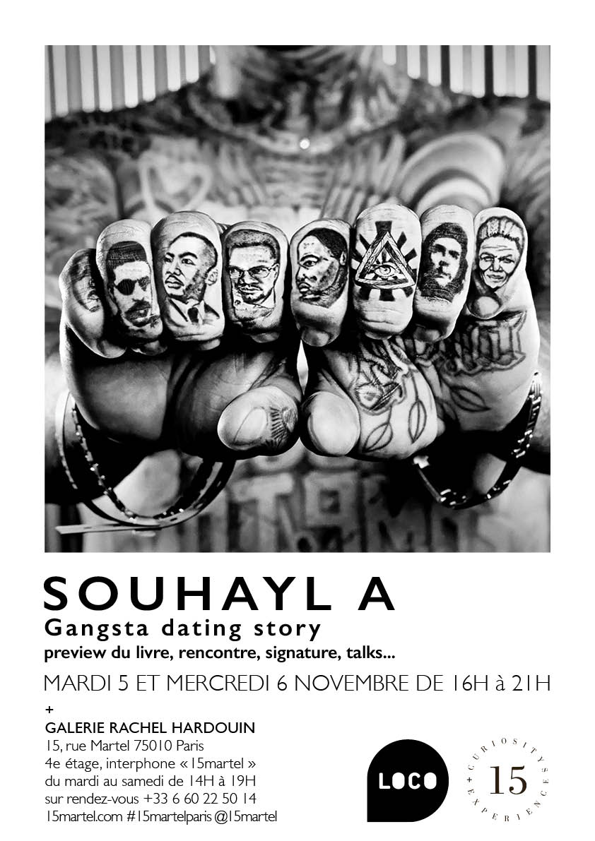 A VOS AGENDAS
preview Paris Photo 
Soulayl A - Gangsta dating story
Immersion au coeur des rappeurs de Miami
Reportage sur la culture rap outre Atlantique
un autre visage de l'Amérique.
Installation immersive en collaboration avec Alice Orpheus, signature &amp; dédicace, talks