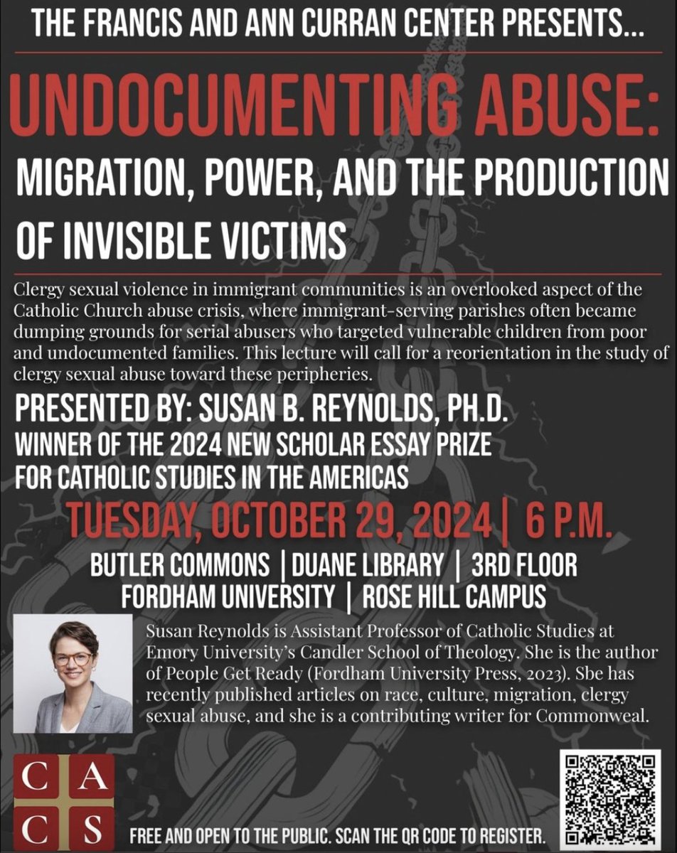 Looking forward to joining the Fordham community tomorrow evening. If you're in the New York area, consider attending!