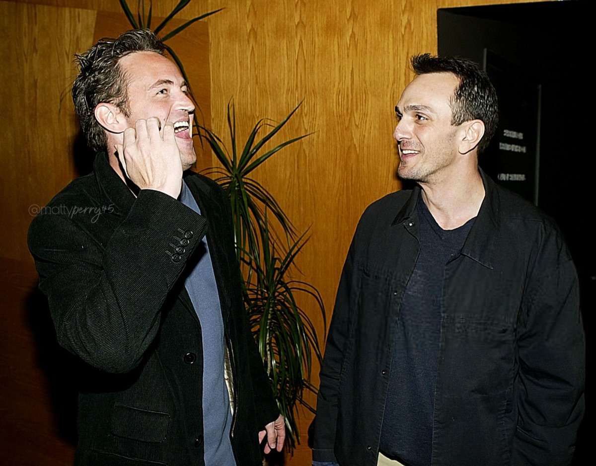 HankAzaria's tweet photo. One year without Matthew. He helped me get sober and made me laugh harder than anyone else. I miss him every day. The world isn’t the same without you, brother! https://t.co/mGsXMghxCE