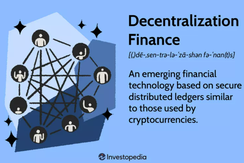 What Is Decentralized Finance (DeFi) and How Does It Work? The key principle behind DeFi is to remove third parties like banks from the financial system, thereby reducing costs and transaction times.
Read more about DeFi here: investopedia.com/decentralized-…