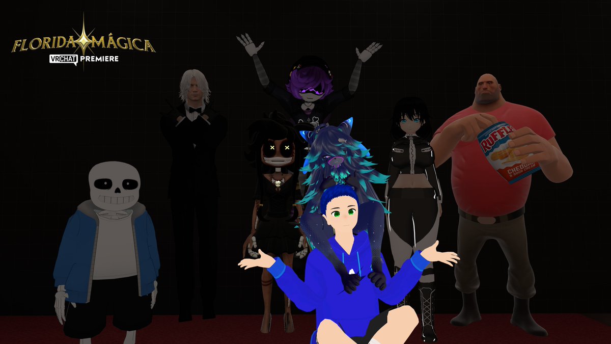 ImaginaryXYT's tweet photo. Last night's #VRChat premiere for #FloridaMágica was flawless! Cheers to everyone who joined in! ✨💙

Photos taken by the wonderful @ItsLummyLum! 📸

Link to Movie ➤ https://t.co/n6sIT9a4vI

#VRChatPhotos #VRChatPhotography https://t.co/1V2gSMELpR