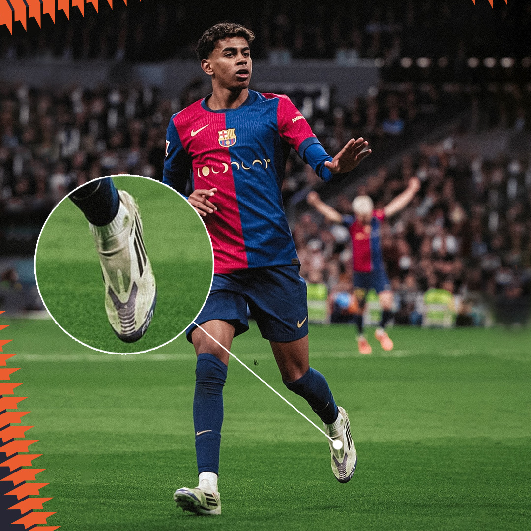futbolfactory's tweet photo. Estas son las botas de los jugadores más destacados del Barcelona en El Clásico 🙌🏼

#futbolfactory #fcbarcelona #barçafans #lamineyamal #casadó #lewandowski #elclasico https://t.co/ogooLTIOwr