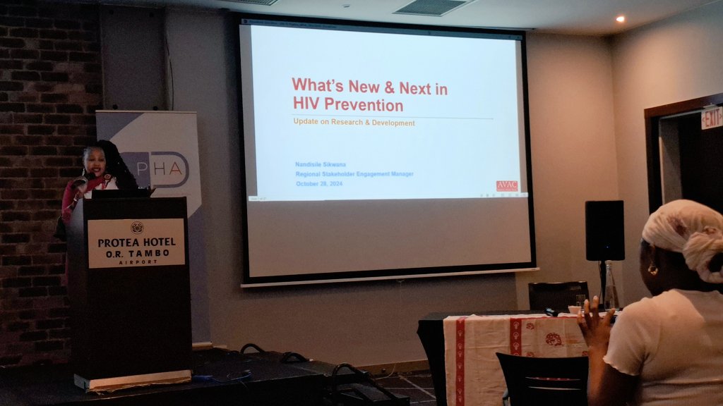apha_sa's tweet image. @HIVpxresearch&apos;s Nandi Sikwana provides an overview of the current HIV prevention strategies.

#PreVolutionBootCamp 
#APHA
#ShoutItNow