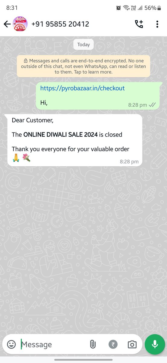 gsrdatta's tweet photo. @DealsDhamaka Online Sale is closed https://t.co/JL5rvYhmVJ