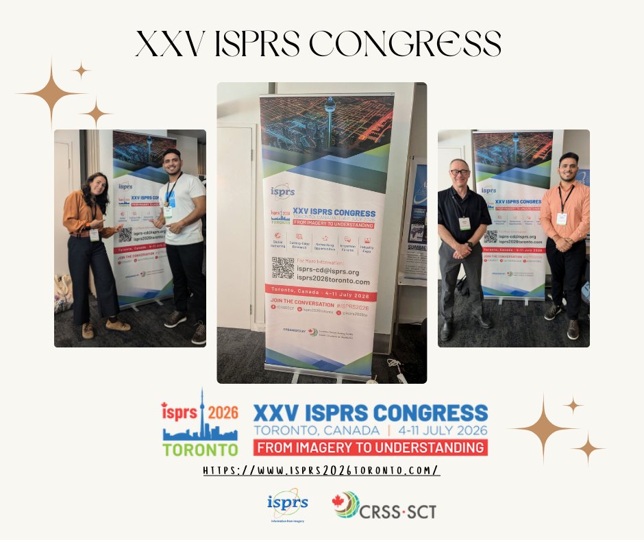 ISPRS_'s tweet photo. ISPRS Invite all of you to XXV ISPRS Congress 2026
When : 4 - 11 July, 2026
Where : Toronto, Canada🇨🇦
How : https://t.co/iqui19Qbq3 https://t.co/2PXhirGVdn