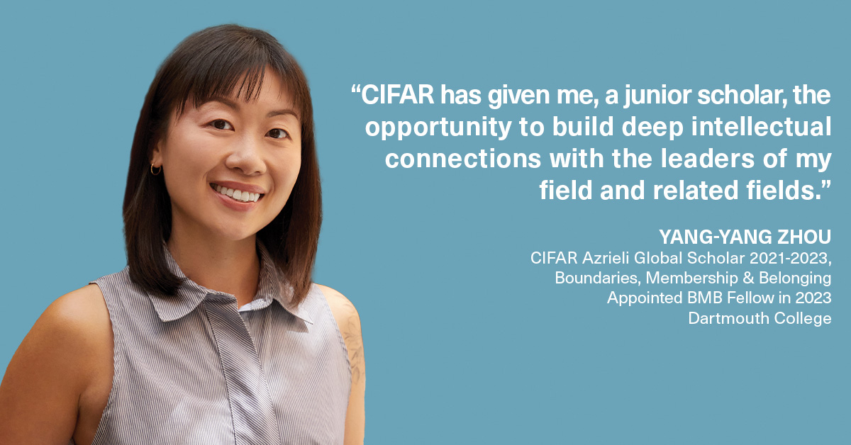 CIFAR (@cifar_news) on Twitter photo CIFAR is proud to support next-gen researchers such as @YangYang_Zhou, who joined our CIFAR <a href="/azrielifdn/">Azrieli Foundation</a> #GlobalScholars cohort in 2021.
As a Global Scholar, you can engage with brilliant people like Zhou in our global network🤝.
Apply by Nov. 20: cifar.ca/next-generatio… CIFAR is proud to support next-gen researchers such as @YangYang_Zhou, who joined our CIFAR <a href="/azrielifdn/">Azrieli Foundation</a> #GlobalScholars cohort in 2021.
As a Global Scholar, you can engage with brilliant people like Zhou in our global network🤝.
Apply by Nov. 20: cifar.ca/next-generatio…
