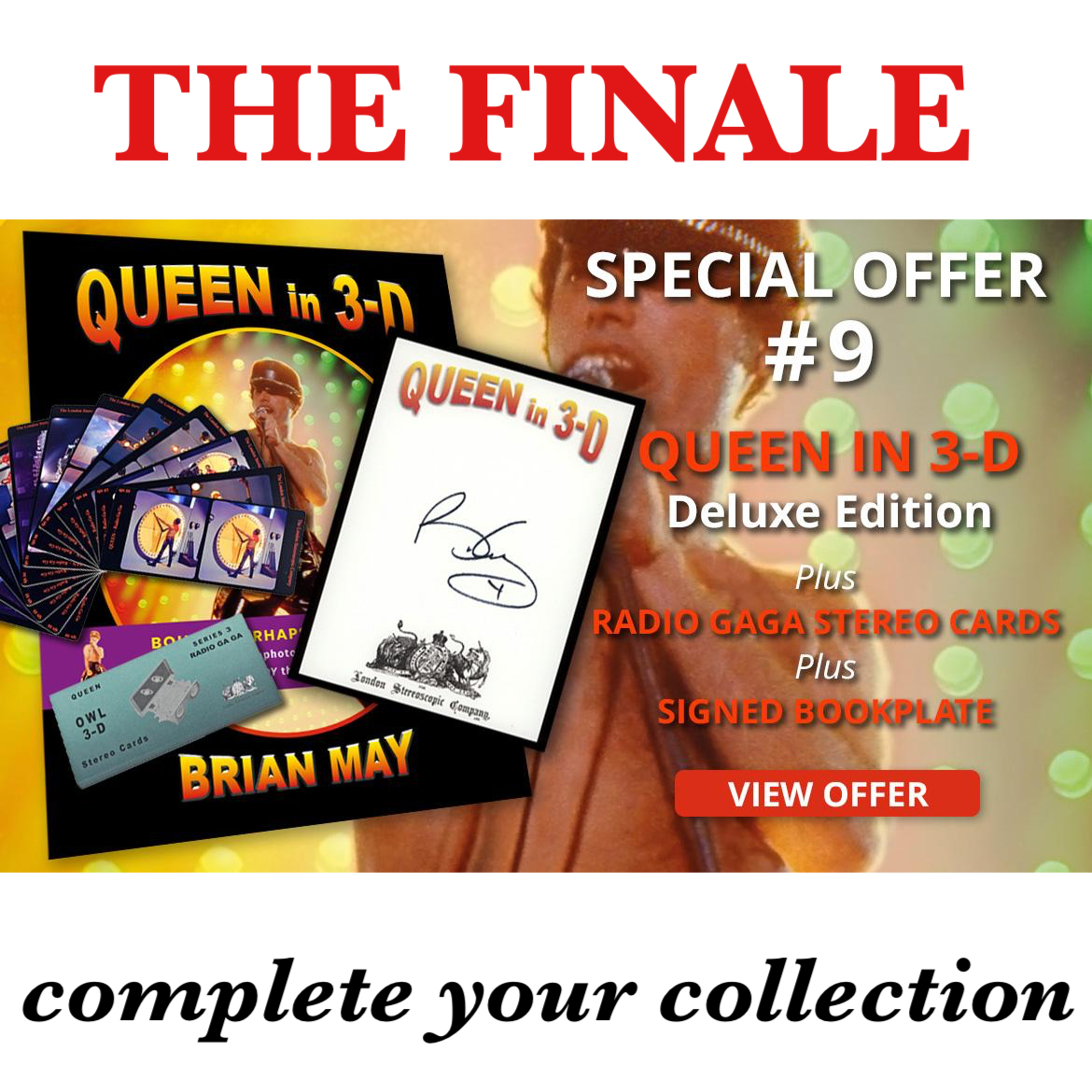 londonstereo's tweet image. To complete a thrilling 9 wks of special offers  
the lavish QUEEN IN 3-D DELUXE EDITION with BOOKPLATE SIGNED BY BRIAN MAY+ a set of QUEEN STEREO CARDS. “The 3D pictures are extraordinarily evocative for me” Brian May londonstereo.com Happy Monday! #completeyourcollection