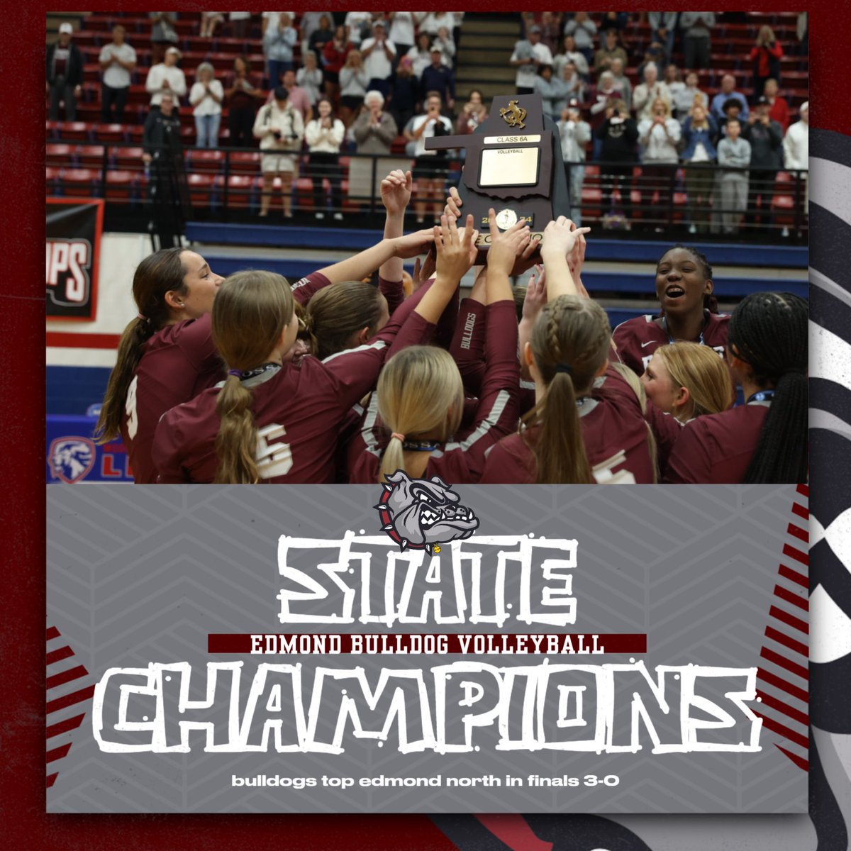 goemhsathletics's tweet photo. Dogs roll to 2nd title in 3 years, and 6th in program history. #GoDogs https://t.co/n79UVyJtoU