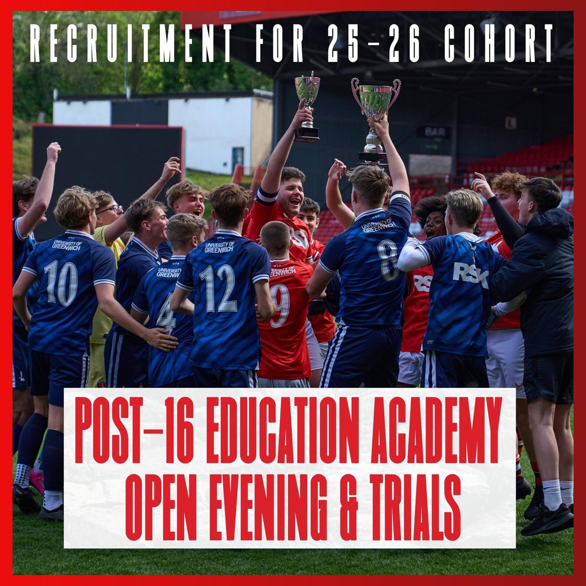 CACTKent_Post16's tweet image. 🚨Calling all year 11’s 🚨

First Talent ID Date - Tonight @ John Wallis School 3G, Stanhope Road, Ashford, 6-7:30pm

Please register and book now via : cact.gives/courses/1227/s… 

#DevelopingPlayers #DevelopingPeople #UnlockYourPotential #Post16 

🔴⚪️⚽️🔥