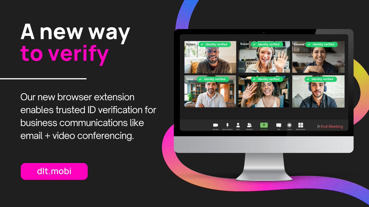As cyberattacks + generative AI increase, verifying who you’re interacting with online is more critical than ever. 🌐

Our browser extension leverages #SSI tech to enable seamless authentication for all your digital interactions. 

➡️ Learn more: dlt.mobi/id-verificatio…