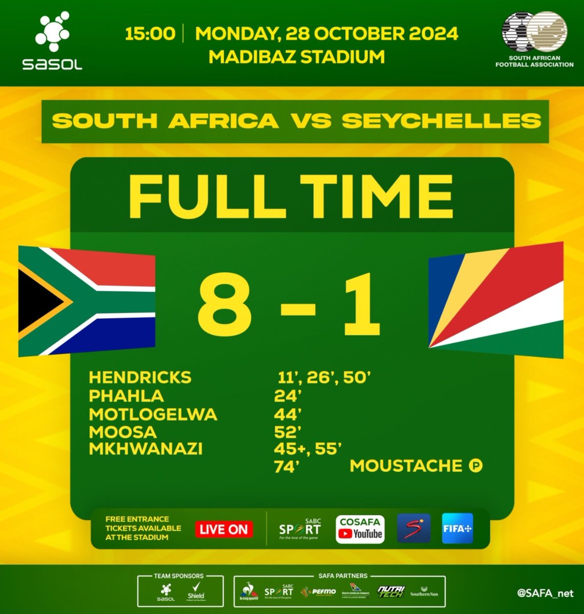 Banyana_Banyana's tweet photo. And that is how things end in Gqeberha........ https://t.co/MkAajXXpko