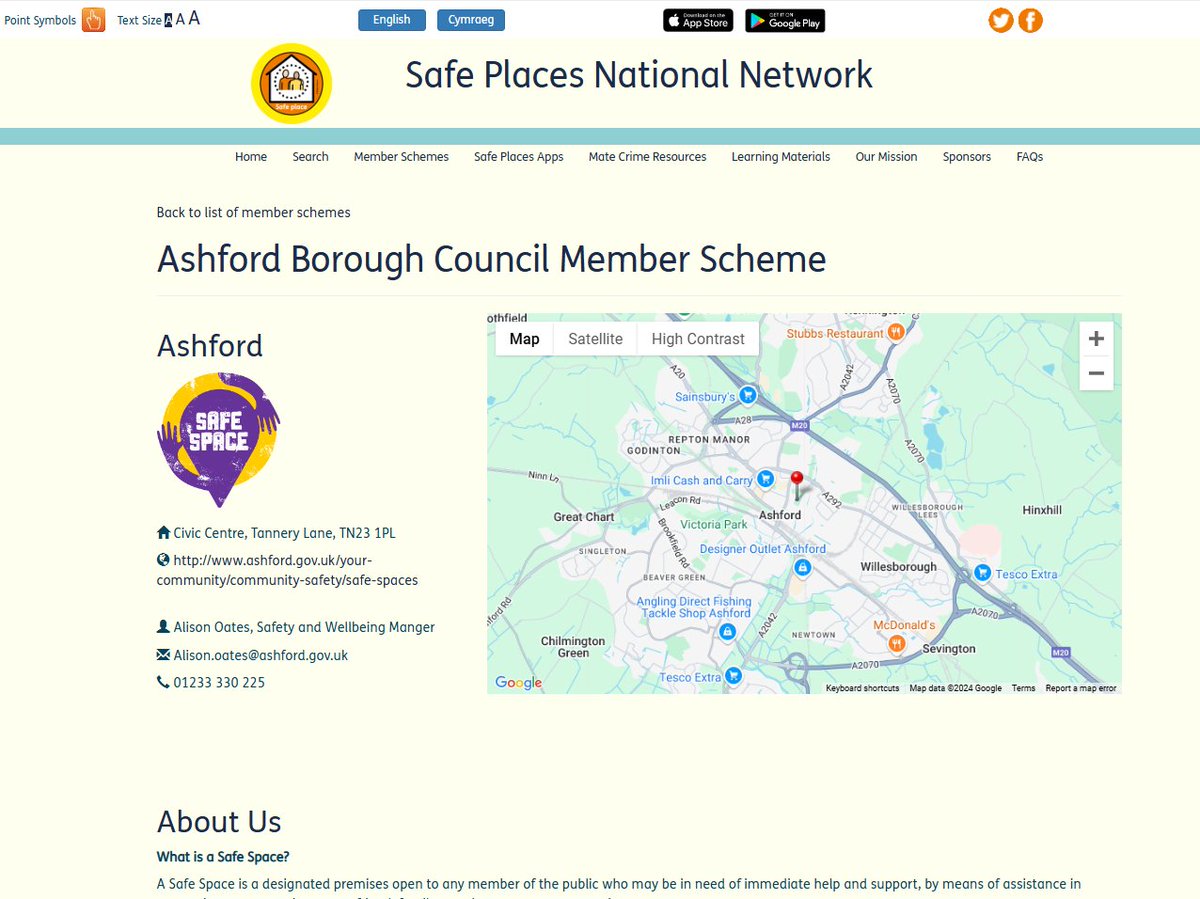 Safe Places National Network (@safeplacesuk) on Twitter photo Amazing start to the week as <a href="/AshfordCouncil/">ashfordcouncil</a> join the Nationwide Network of Support that is being created
Ashford Safe Places are now starting to appear on the National Safe Places Map & Free Safe Places Apps
The Ashford membership is sponsored by the amazing <a href="/theortusgroup/">The Ortus Group</a> Amazing start to the week as <a href="/AshfordCouncil/">ashfordcouncil</a> join the Nationwide Network of Support that is being created
Ashford Safe Places are now starting to appear on the National Safe Places Map & Free Safe Places Apps
The Ashford membership is sponsored by the amazing <a href="/theortusgroup/">The Ortus Group</a>