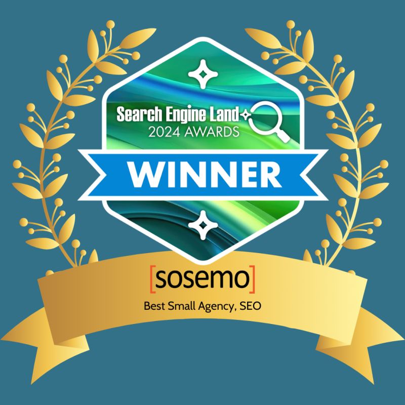 We won!! Sosemo was officially named Best Small Agency – SEO by Search Engine Land! This is an amazing honor for our agency. Congratulations to our fantastic team! 👍👏

#Sosemo #Recognition #Landy #SearchEngineLand #BestSEOAgency #Winner #award