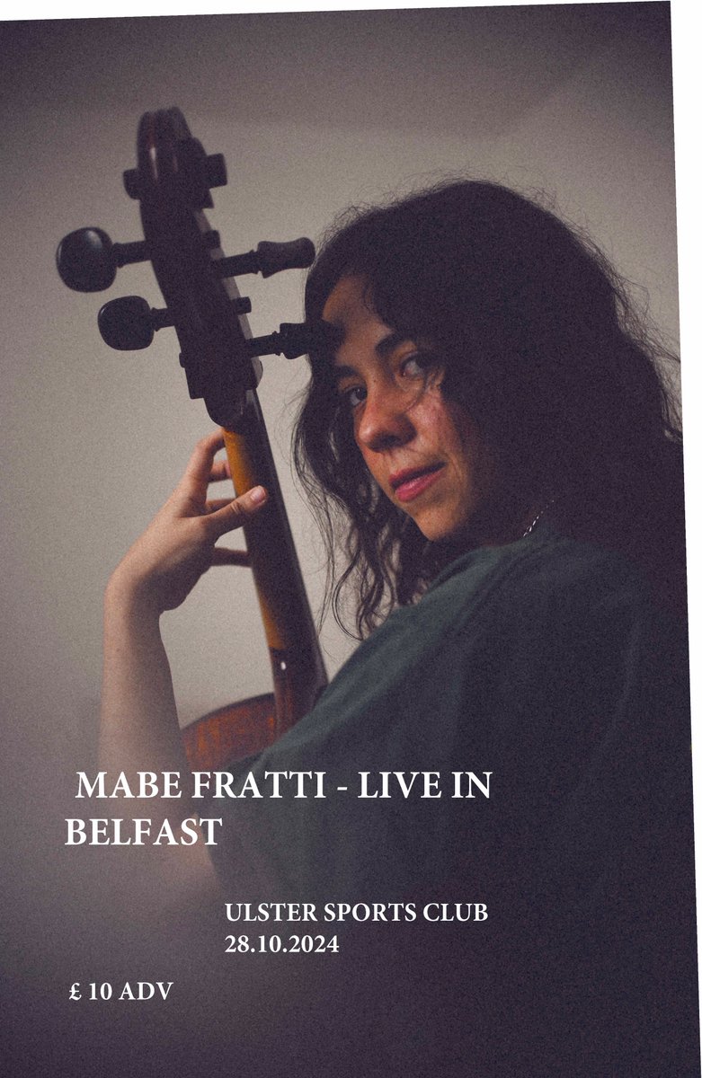 table it! (@tableitbelfast) on Twitter photo Not often we look forward to Monday coming along, but it’s a special one tonight with <a href="/mabefratti/">Mabe Fratti</a>.
Expect to emote! 🌙🎻
🌍 Tix via: bit.ly/MabeOctUSC Not often we look forward to Monday coming along, but it’s a special one tonight with <a href="/mabefratti/">Mabe Fratti</a>.
Expect to emote! 🌙🎻
🌍 Tix via: bit.ly/MabeOctUSC