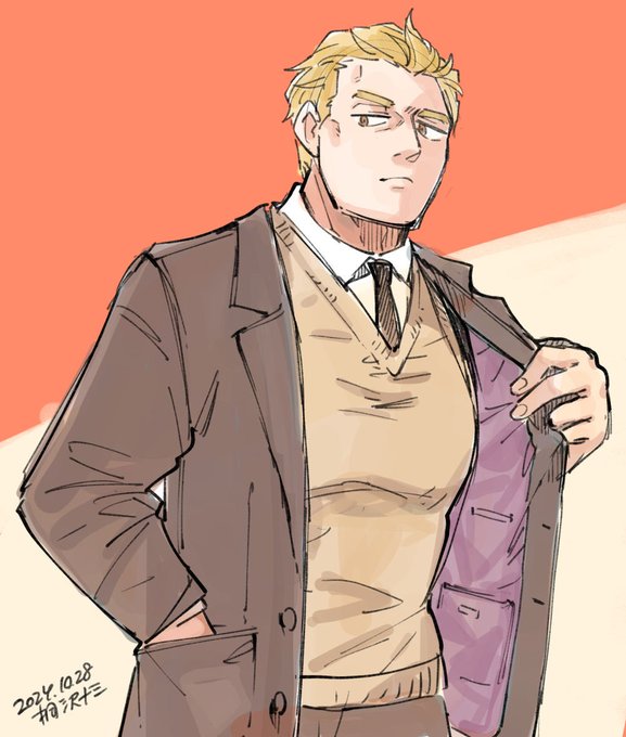 秋色ブレザー先生 