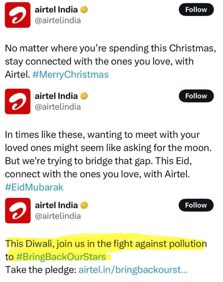 bjpkaranbatra's tweet photo. “आइए इस बार @airtelindia , @airtelnews फ्री दीपोत्सव मनायें !!”

अपने Airtel Connection को @BSNLCorporate में Switch करें और भारत की उन्नति में सहयोग करें 🪔🪔

शुभ दीपावली 🪔 🪔💥💥

#Deepawali #Diwali2024 https://t.co/7ytmeiv05u