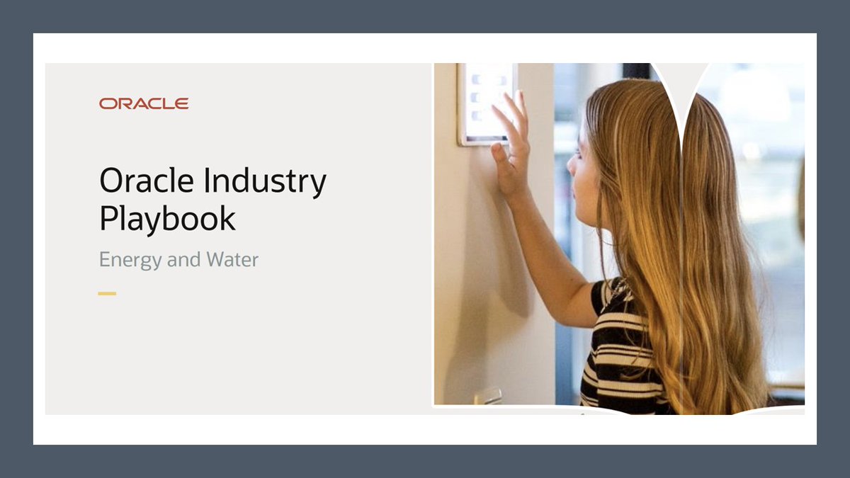 As a proud #Oraclepartner, we have to share the latest <a href="/ORCLEnergyWater/">Oracle Energy and Water</a> insights around the #utilities biz. It's a good morning read with your coffee: oracle.com/a/ocom/docs/or…