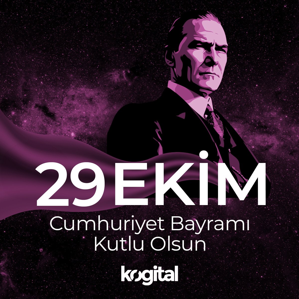 kogital's tweet photo. Cumhuriyet bizim en büyük mirasımız. Mustafa Kemal Atatürk'ü saygı ve minnetle anıyoruz.

#29Ekim #CumhuriyetBayramı #MustafaKemalAtatürk https://t.co/IDTeMGdAYf