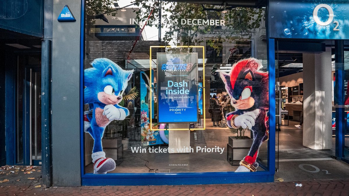 Ahead of Sonic The Hedgehog 3's December release, we were with O2 Priority in the Birmingham O2 store this weekend with an energy-filled celebration designed to make people stop, engage, stare, and share!

With an exclusive competition to win tickets to the movie, a Sonic game...