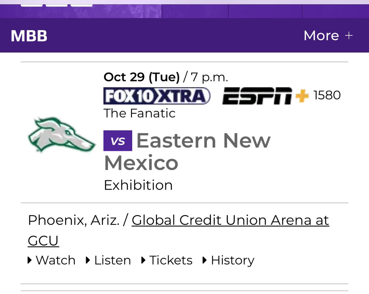 Watch Mo Austin vs Grand Canyon University tomorrow on ESPN+ at 7pm Phoenix Az time