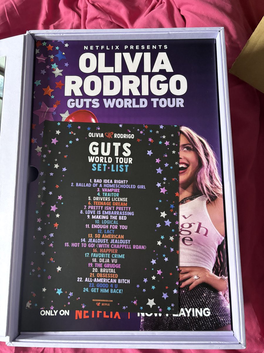 🚨 | El perfomance de HOT TO GO va a estar disponible en el concierto de Olivia Rodrigo en Netflix (Guts World Tour) 💜