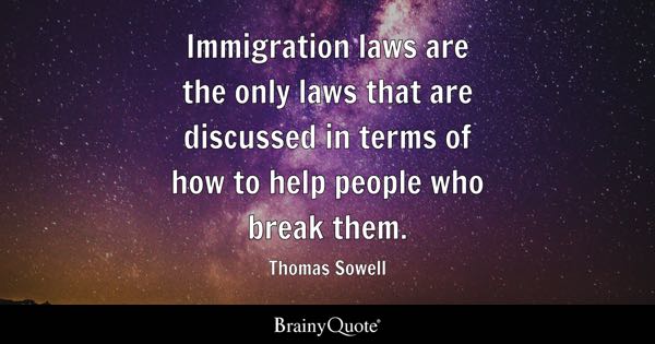 THE LAWS AND THE RULES ARE FOR IMMIGRANTS. 💯