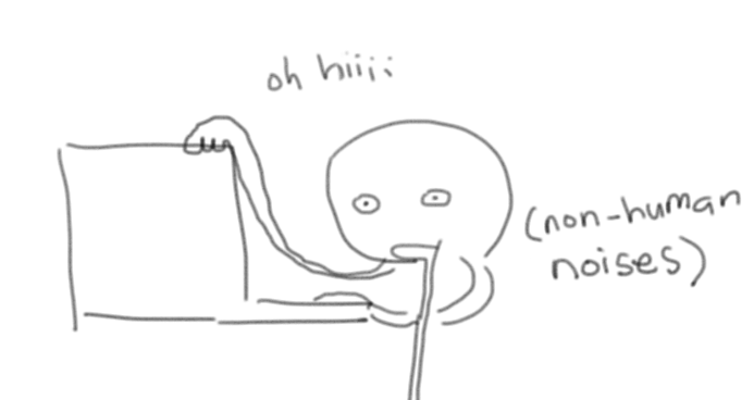 i keep on getting very hot and cute characters to draw lately i look like this 