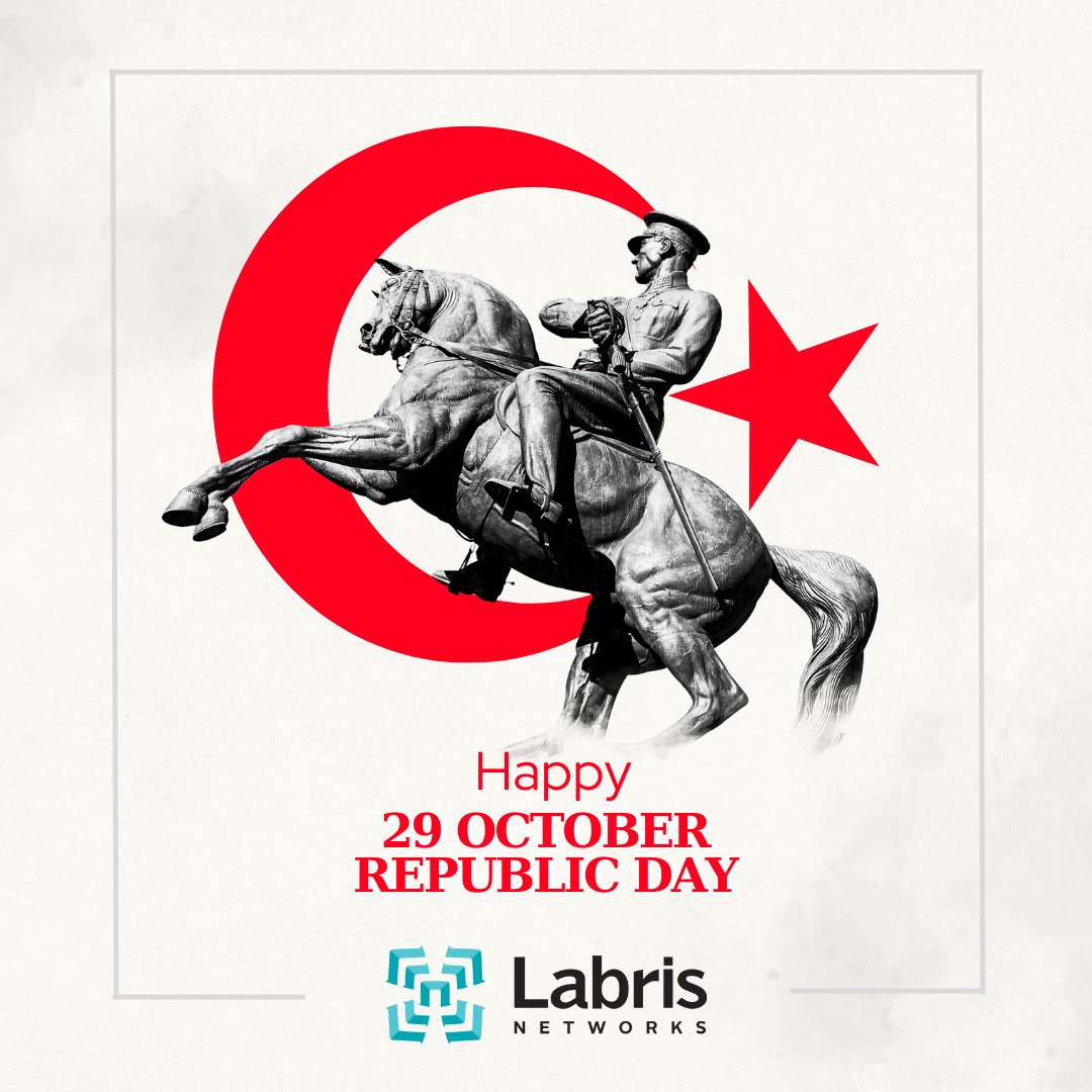 LabrisNetworks's tweet image. We proudly celebrate the 101st anniversary of our Republic!
We are committed to carrying forward this precious legacy entrusted to us by Mustafa Kemal Atatürk and his comrades.
Happy Republic Day on October 29th!
#RepublicDay