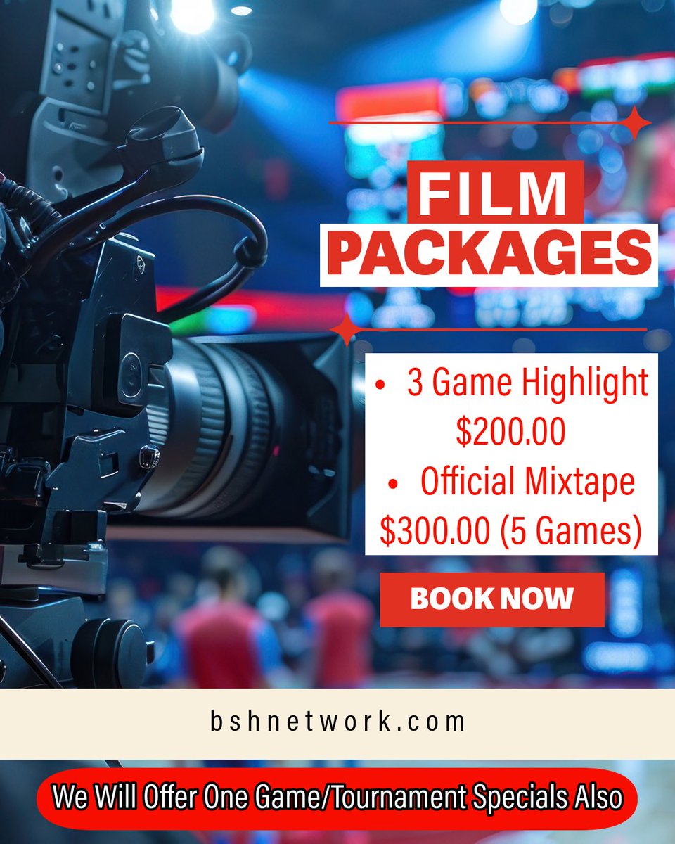 BallSoHardSS's tweet image. Greater Houston HS SZN 🎥 Booking is officially open.
We will still offer one game film but we highly encourage the three game package for recruitment highlight videos.
bshnetwork.com
#FutureOfProspectsStartsHere