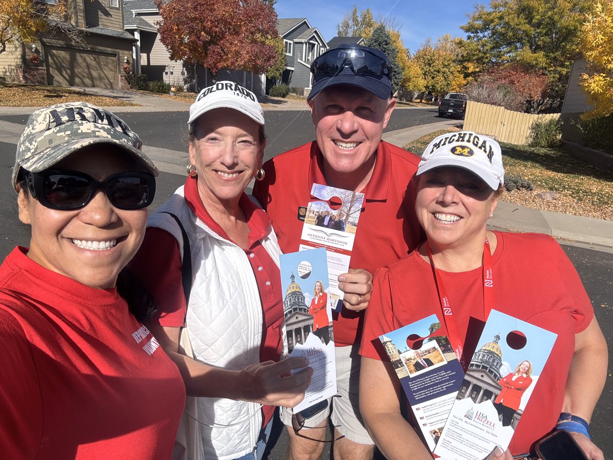 Thank you to my wife, Julia, and @RahnforDougCo for Getting Out the Vote for @Lisa_Frizell and me! Let's win this! #Hartsook4House #Election2024