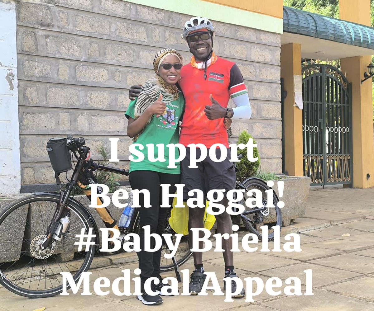 jemimakodero's tweet photo. When you get support from friends, it really encourages  you to keep going. In support of baby #Briella #MondayMotivaton #TheBalaFamily #StanchartNairobiMarathon @ecc310 @FunCyclingUg @MikeSonko https://t.co/z5T3WcKfl2