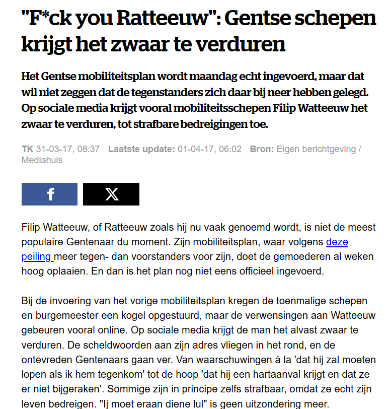 AndresAlvar3z's tweet photo. "De polarisatie in Gent is niet de schuld van rechts", zegt Carl Devos.

"Ratteeuw" en de doodsbedreigingen, al lang vergeten. Alle hatelijke opmerkingen die Hafsa over haar heen kreeg, ach niet zo belangrijk. #GelukkigHebbenWeDeFotosNog https://t.co/iT5hT3ZXCR
