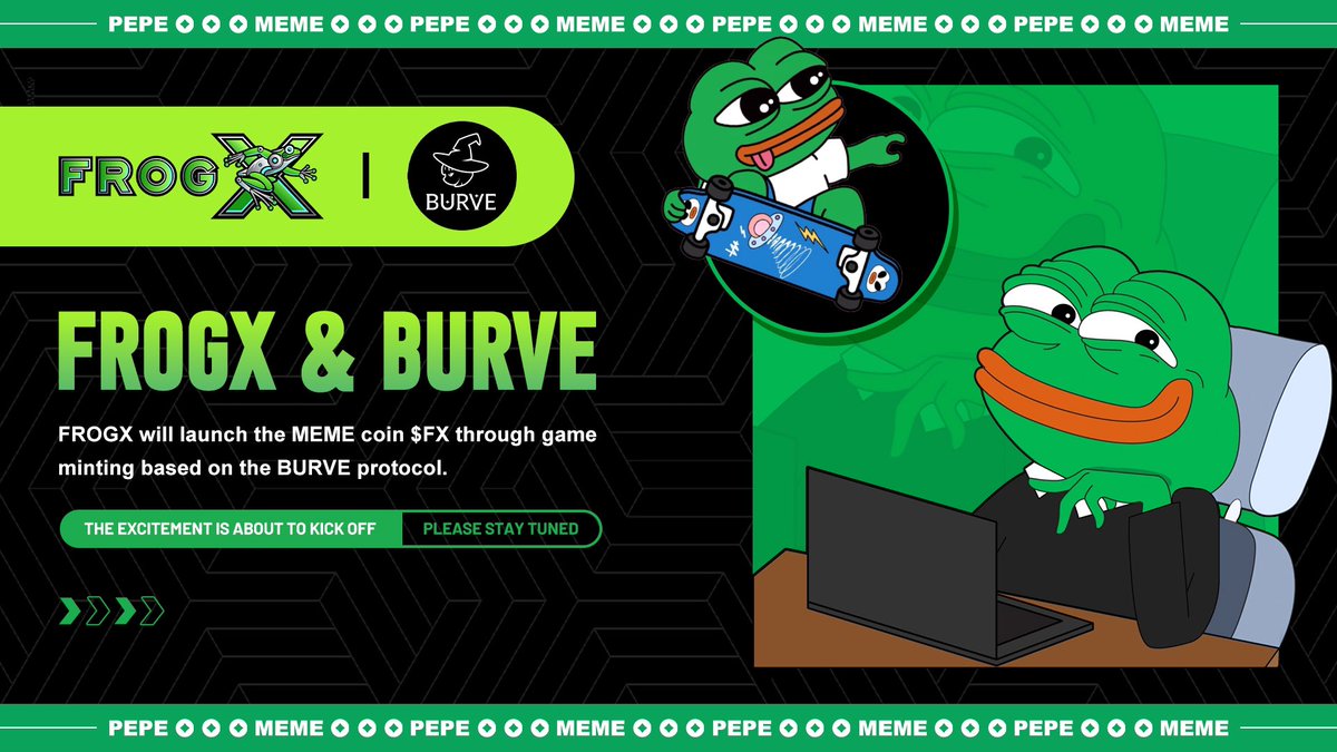 burvevietnam's tweet photo. 🔥@BurveProtocol vui mừng thông báo hợp tác chiến lược với #FrogX. #FROGX sẽ ra mắt MEME coin $FX thông qua tính năng minting trong game dựa trên nền tảng #BURVE… Hãy chờ đón thêm thông tin sắp tới! 💰 https://t.co/ZTctidYhjF