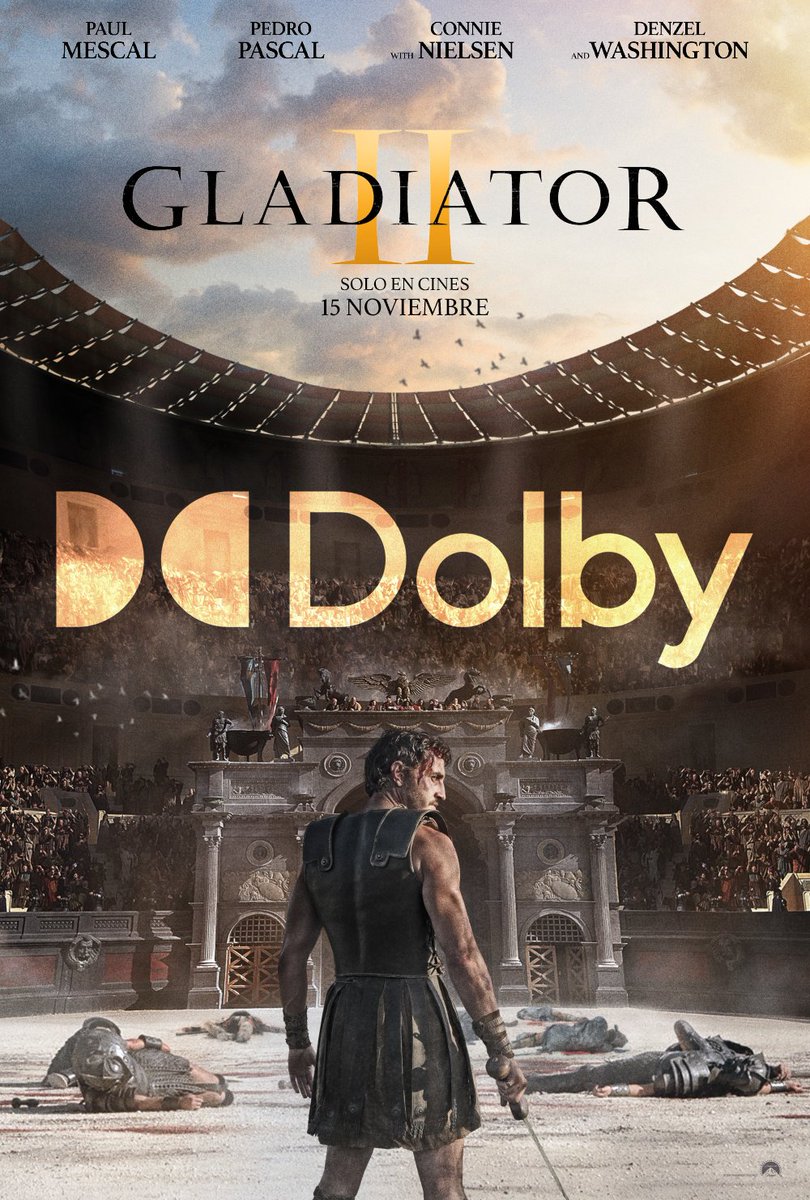 paramount_spain's tweet photo. Nunca antes has escuchado rugir así al Coliseo ⚔️ #GladiatorII ¡Solo en cines 15 noviembre! https://t.co/qA10F65LRh