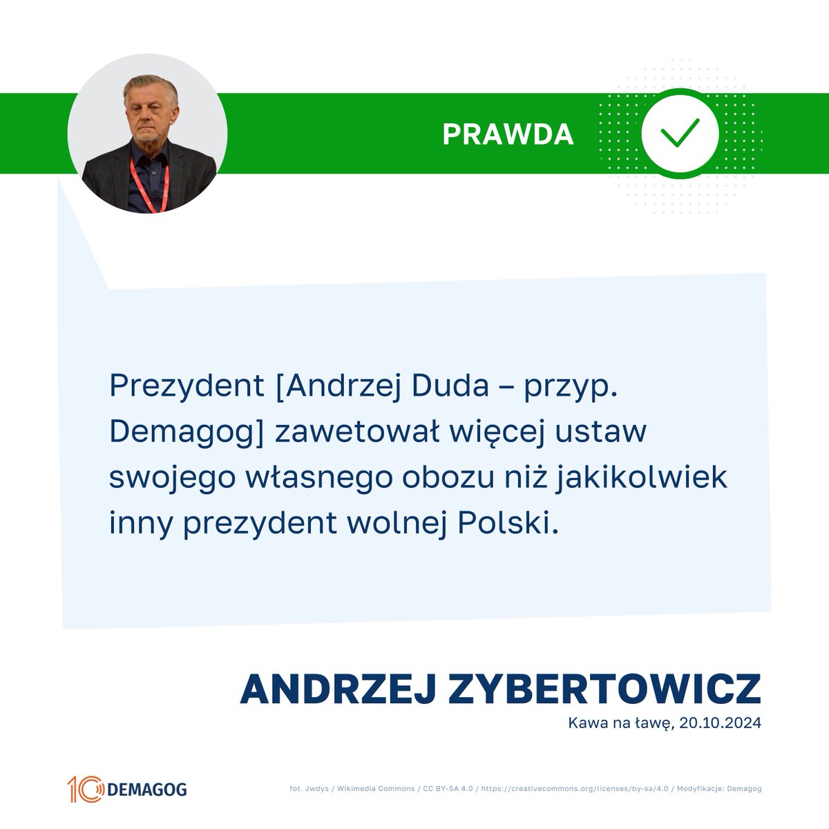 📊 Który prezydent zawetował najwięcej ustaw swojej macierzystej partii?

Zacznijmy od końca:
👉 Lech Kaczyński zawetował 1️⃣ ustawę rządową, gdy władzę sprawowała koalicja PiS-Samoobrona-LPR,
👉 Bronisław Komorowski zawnioskował o ponowne rozpatrzenie 3️⃣ ustaw złożonych, gdy u