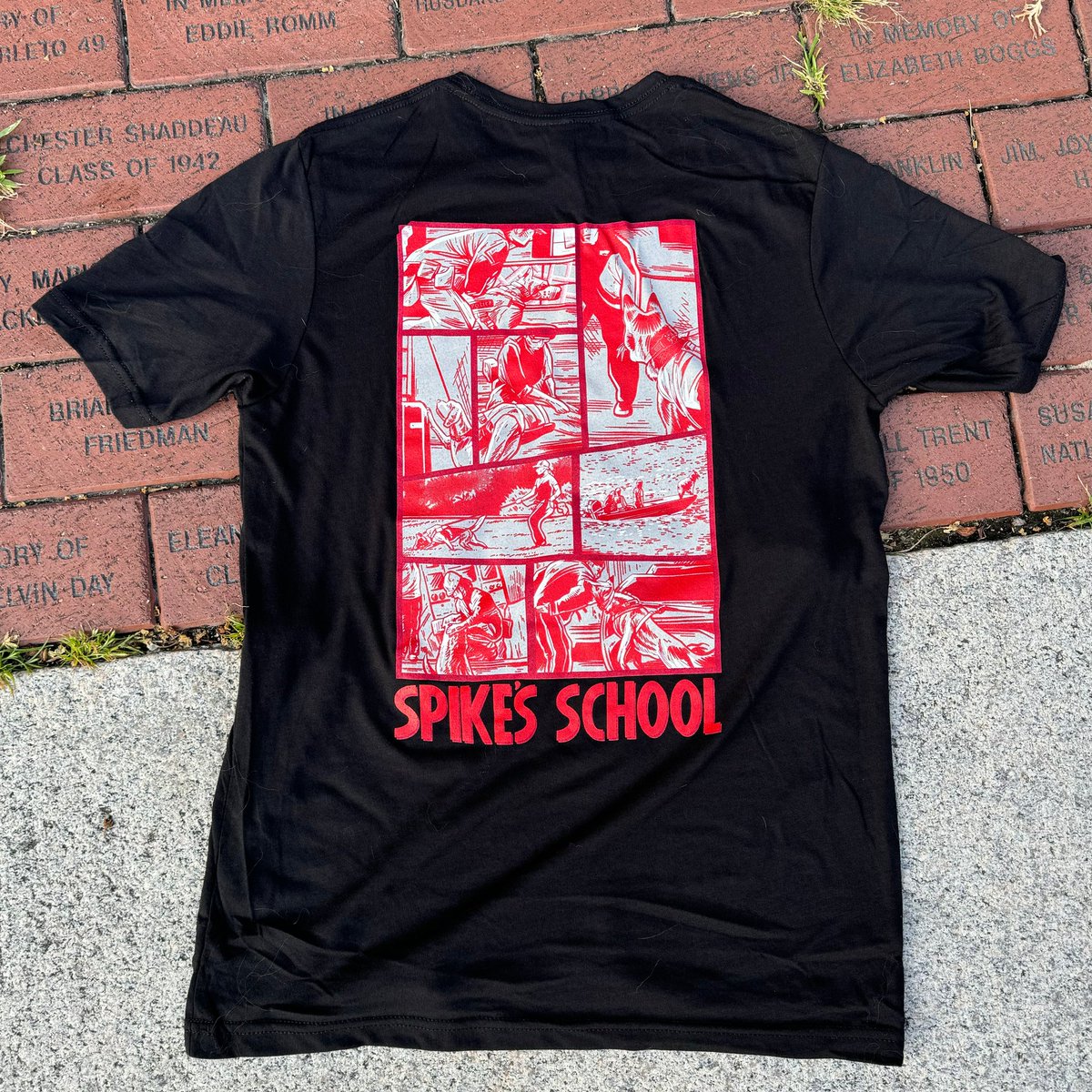 Spikesk9fund's tweet image. Shop with a purpose! Grab the latest Spike’s School #V2Shirt &amp;amp; show your support for our K9 handlers &amp;amp; their four-legged partners. 🙌

Every purchase helps us provide life-saving training through #SpikesSchool. 💙🐕‍🦺

Big thanks to Joey Nobody for the awesome design! Check out his…