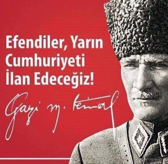 MGrcanB's tweet photo. Cumhuriyetimizin yüz birinci yılı kutlu olsun. Nice yüzyıllara. 😊💐🇹🇷🇹🇷🇹🇷 https://t.co/meIpzT7zoy