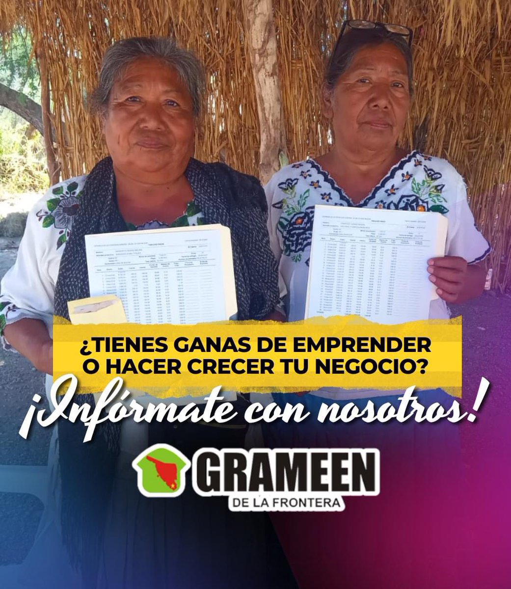 Si necesitas un impulso para emprender o crecer tu idea de negocio nuestro programa de microcréditos puede apoyarte!
#microfinanzas #emprendimientofemenino 
#UnidosTransformandoComunidades