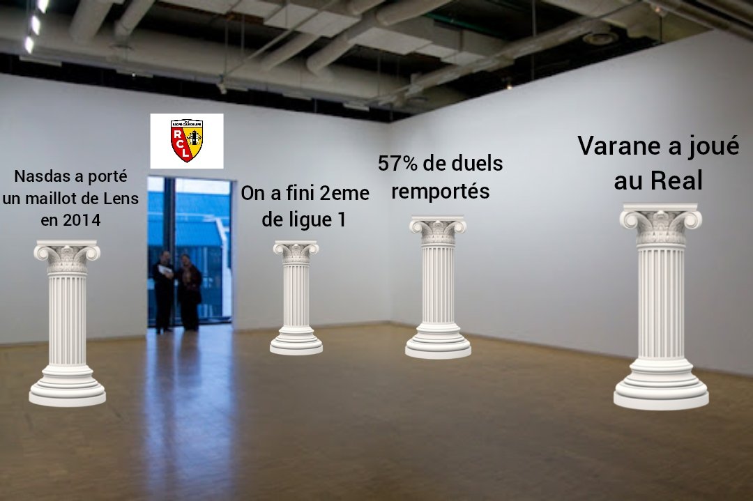 Le musée des trophées du RC Lens se remplit bien ! 👏👏

#RCLLOSC